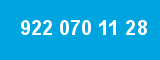 922 070 11 28